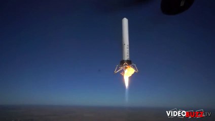 Le décollage d'une fusée, vue d'en haut !