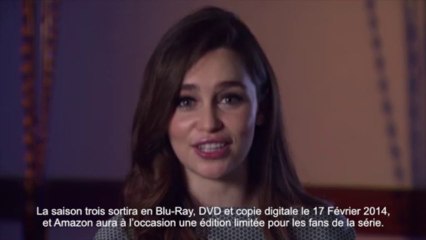Annonce Blu-Ray Game Of Thrones Saison 3 par Emilia Clarke VOST
