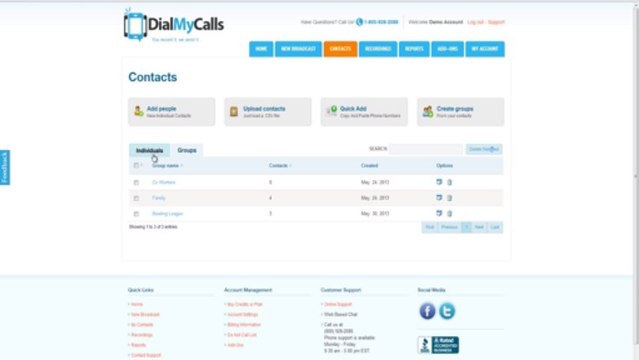 DialMyCalls Tutorial: Creating & Managing Call Groups