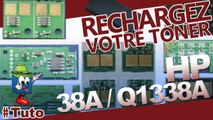 Comment bien recharger une cartouche toner  HP 38A / Q1338A