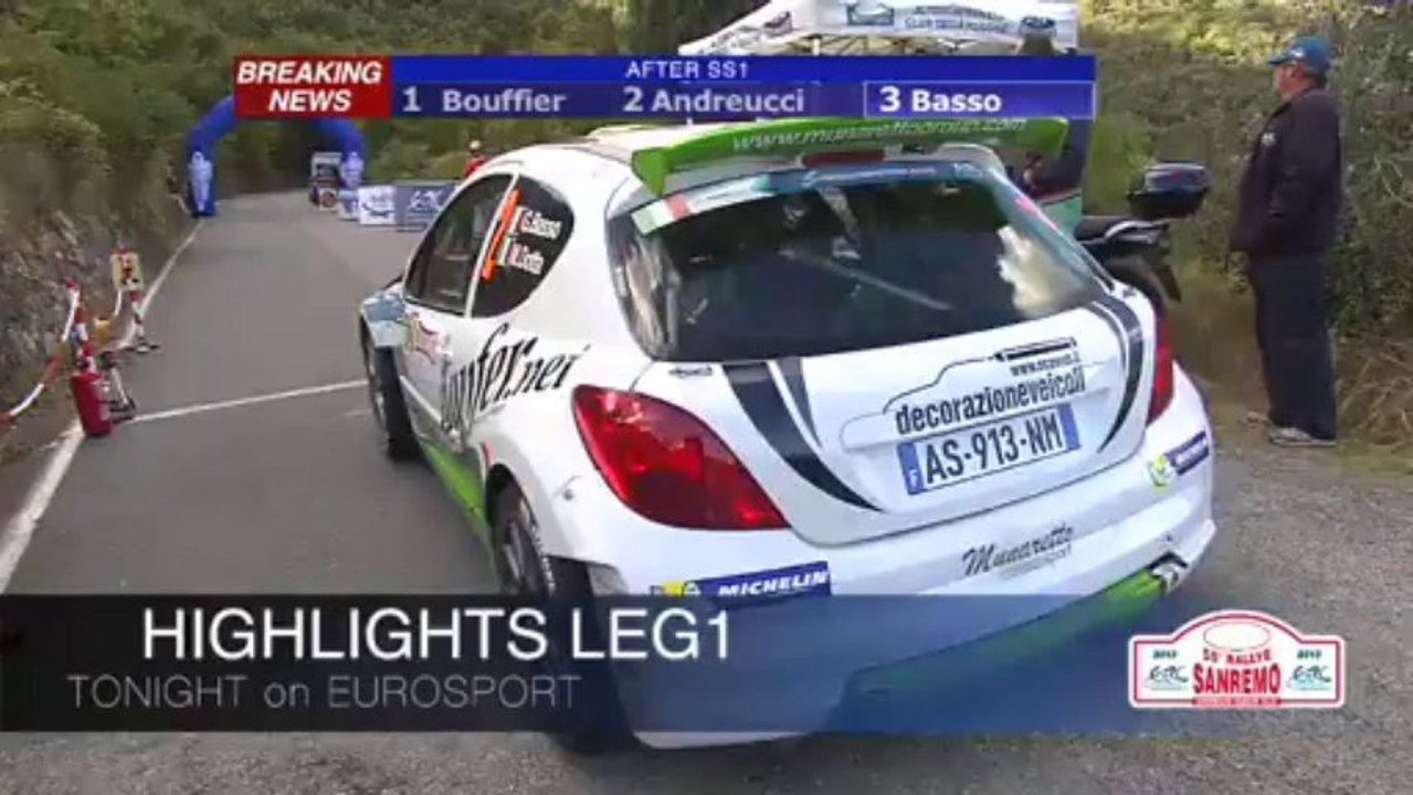 ERC SANREMO After SS1