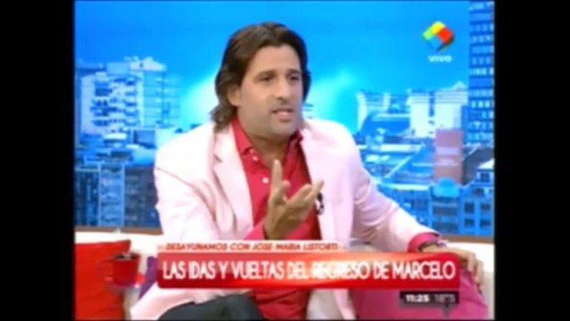 Camara complice de Jose Maria Listorti a Matias Ale en Desayuno Americano