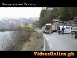 Helicopter Balances on Road Rail