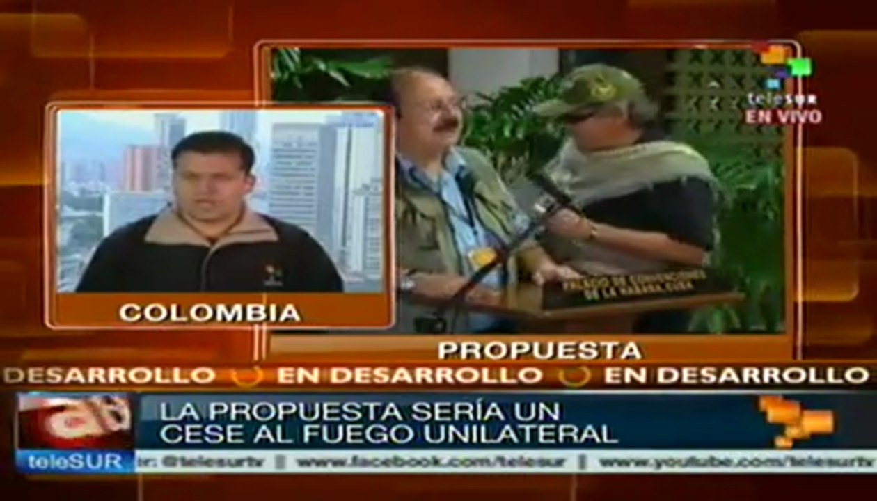 Colectivo Colombianos por la Paz propone cese al fuego