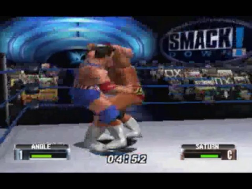 N64 - WWF No Mercy - European Title - Match 2 - Kurt Angle vs Perry Saturn