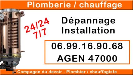 Plomberie chauffage 0699169068