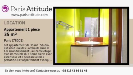 Appartement Studio à louer - Châtelet, Paris - Ref. 5484