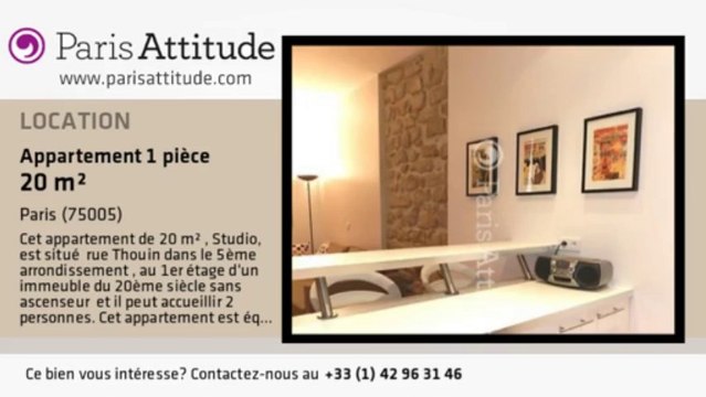 Appartement Studio à louer - Place Monge, Paris - Ref. 8330