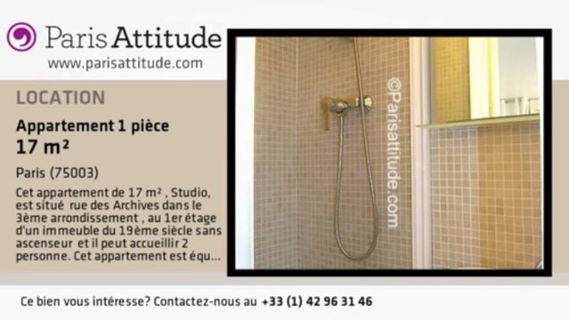 Appartement Studio à louer - Temple, Paris - Ref. 5345
