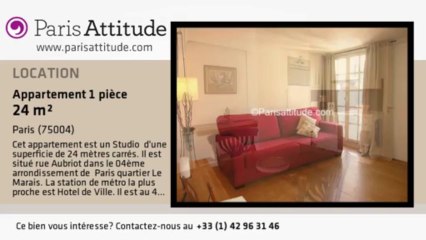 Appartement Studio à louer - St Paul, Paris - Ref. 1233