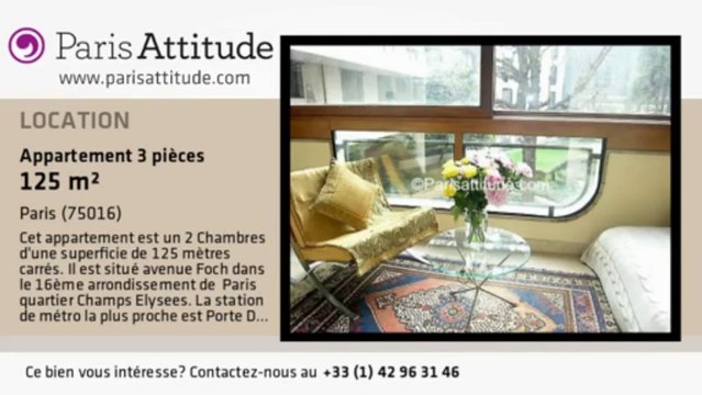 Appartement 2 Chambres à louer - Avenue Foch, Paris - Ref. 1851