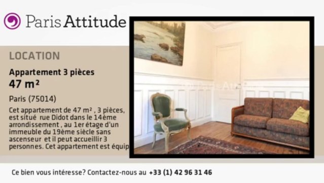 Appartement 2 Chambres à louer - Plaisance/Pernety, Paris - Ref. 8598