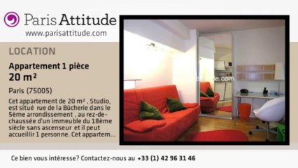 Appartement Studio à louer - Quartier Latin/St Michel, Paris - Ref. 1389