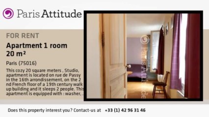 Studio Apartment for rent - La Muette, Paris - Ref. 8809