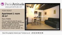 Studio Apartment for rent - Quartier Latin/St Michel, Paris - Ref. 5410
