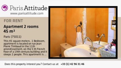 1 Bedroom Apartment for rent - Oberkampf, Paris - Ref. 1994