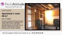 Alcove Studio Duplex for rent - Ile St Louis, Paris - Ref. 4604