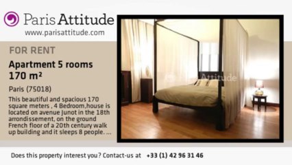 4 Bedroom Townhouse for rent - Montmartre, Paris - Ref. 5439