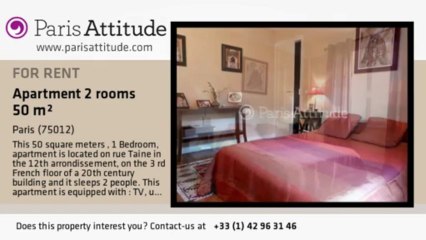 1 Bedroom Apartment for rent - Daumesnil, Paris - Ref. 1386