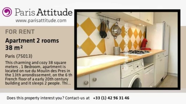 1 Bedroom Apartment for rent - Tolbiac, Paris - Ref. 7725