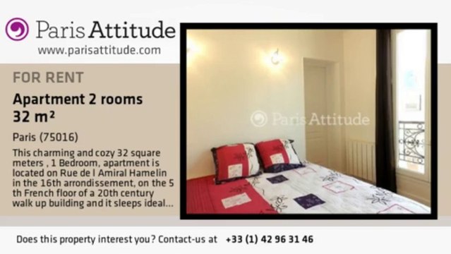 1 Bedroom Apartment for rent - Alma Marceau, Paris - Ref. 7860