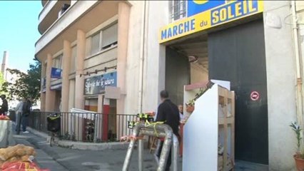 Portes closes au Marché du Soleil (Marseille)