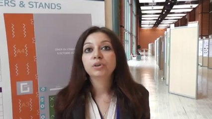 Mary Hanhoun, ingénieur de recherche à l'IDEEL, explique les travaux sur la récupération d'énergie