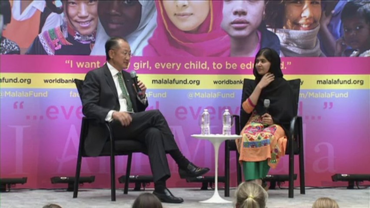 Malala calls on world to make education top priority