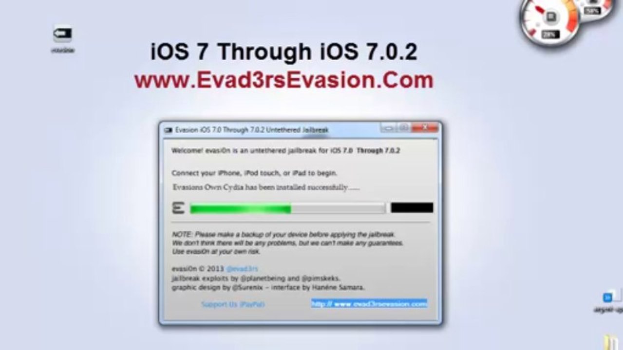 HowTo iOS 7.0.2 Jailbreak iPhone de iPad iPod finale Releases