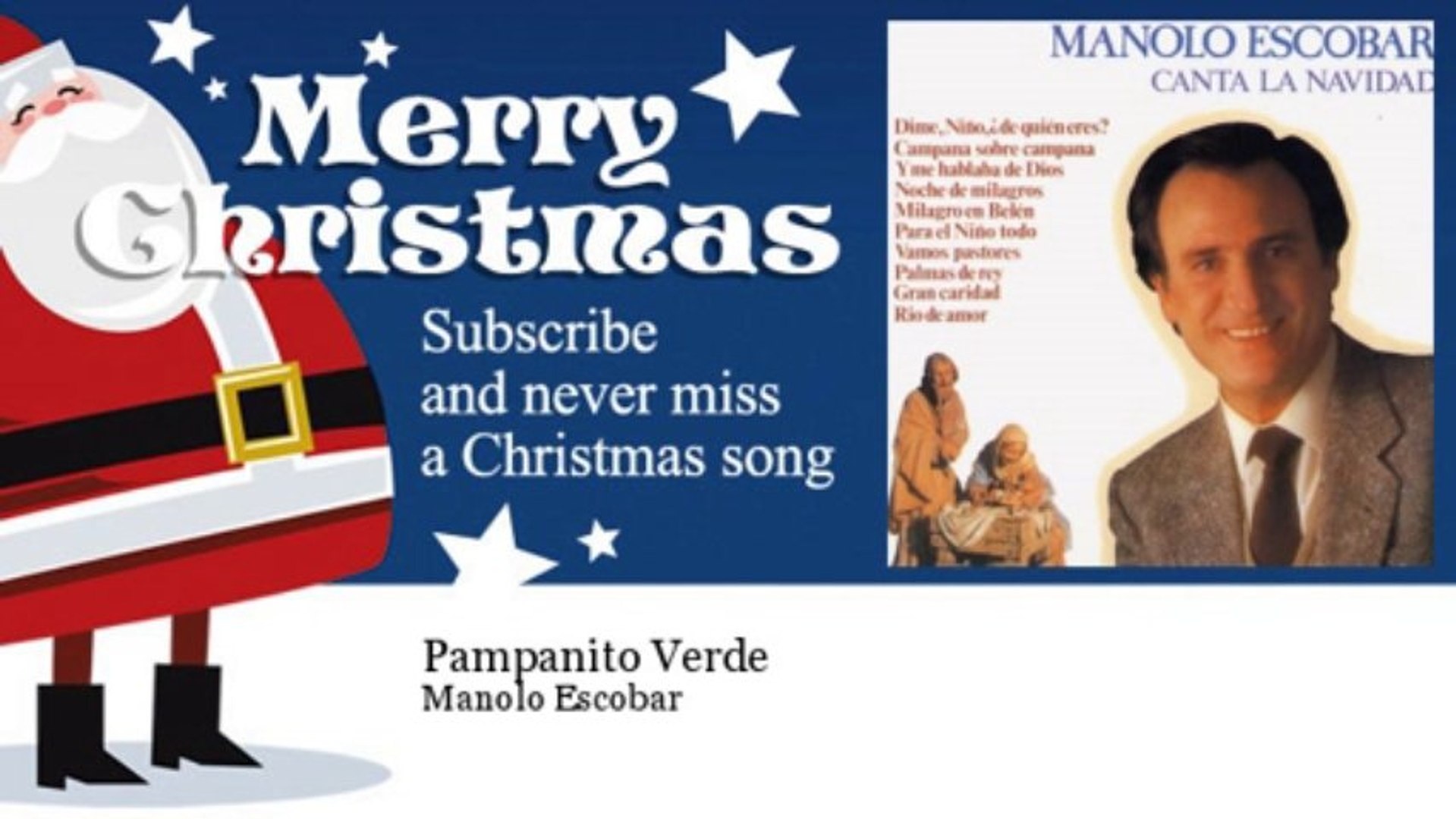 Manolo Escobar canta la Navidad de Divucsa - Dailymotion