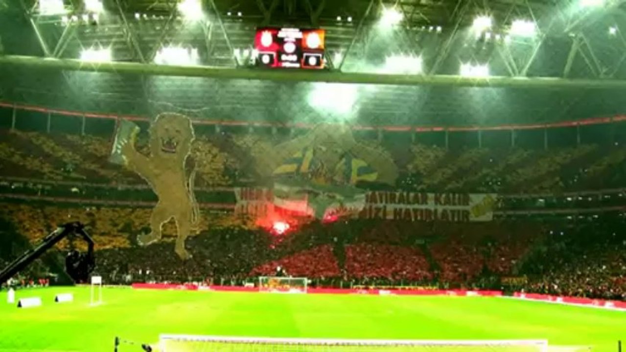 3D Koreografi (2) Galatasaray - Fenerbahçe 16.12.2012