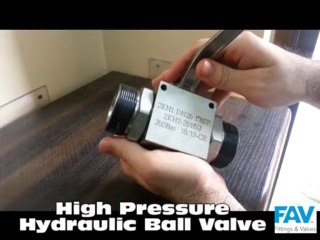 CS High Pressure Hydraulic ball Valve