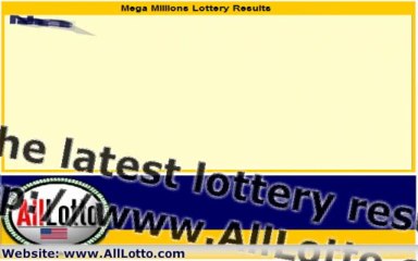 Mega Millions Lottery Drawing Results for October 11, 2013