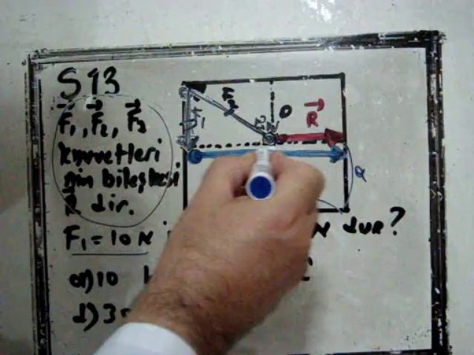 DRC.DER YGS-2 FİZİK SORU 13 VİDEO ÇÖZÜMÜ