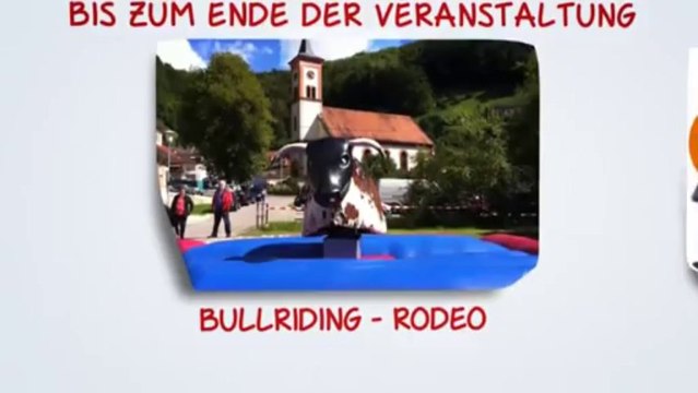 Bullriding Mieten - Hüpfburg Mieten