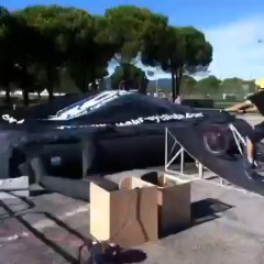 Petit Front Flip sur le Big Air Bag !