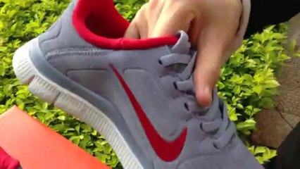 nike Free run 4.0 v3 womens Shoes grey/red/Lime shoescapsxyz.ru