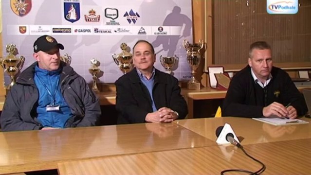 Konferencja po meczu MMKS Podhale Nowy Targ vs HC GKS Katowice