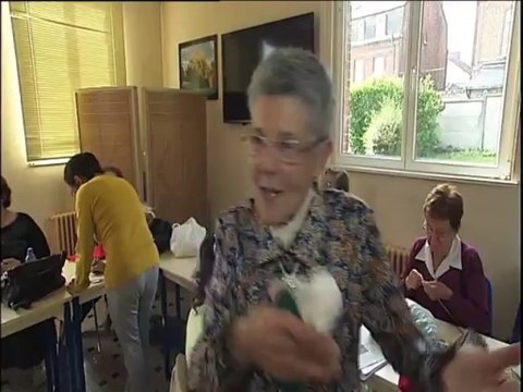 Les tricoteuses solidaires du Nord sur France 2 - Reportage du 13h