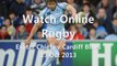 Rugby Heineken Cup Chiefs vs Cardiff Blues 13 Oct 2013 Live