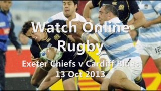 Chiefs vs Cardiff Blues Rugby Heineken Cup 2013