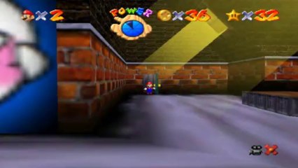 Super Mario 64 - Manoir de Big Boo - Etoile 5 : Balcon de Big Boo