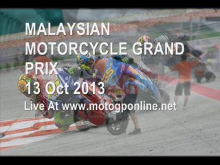 MotoGP MALAYSIAN GRAND PRIX 2013 Live Telecast