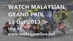 MotoGP MALAYSIAN GRAND PRIX 2013 Hd