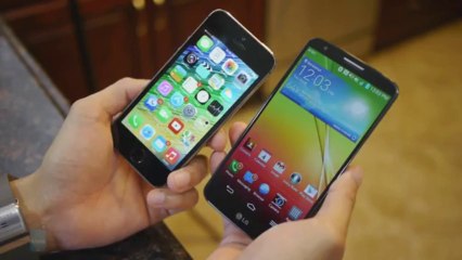 Apple iPhone 5s vs LG G2