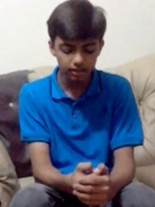 Amaan singing  a Song