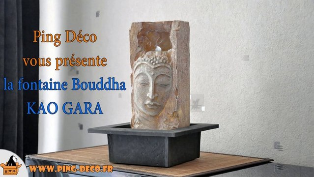 Fontaine interieur style asiatique zen Bouddha KAO GARA (WWW.PING-DECO.FR)