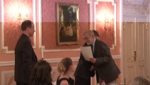 Edward Snowden receives Sam Adams award in Moscow