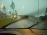 Lightning Strikes While Driving