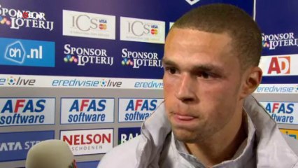 31-10-10 Luc Castaignos na AZ - Feyenoord